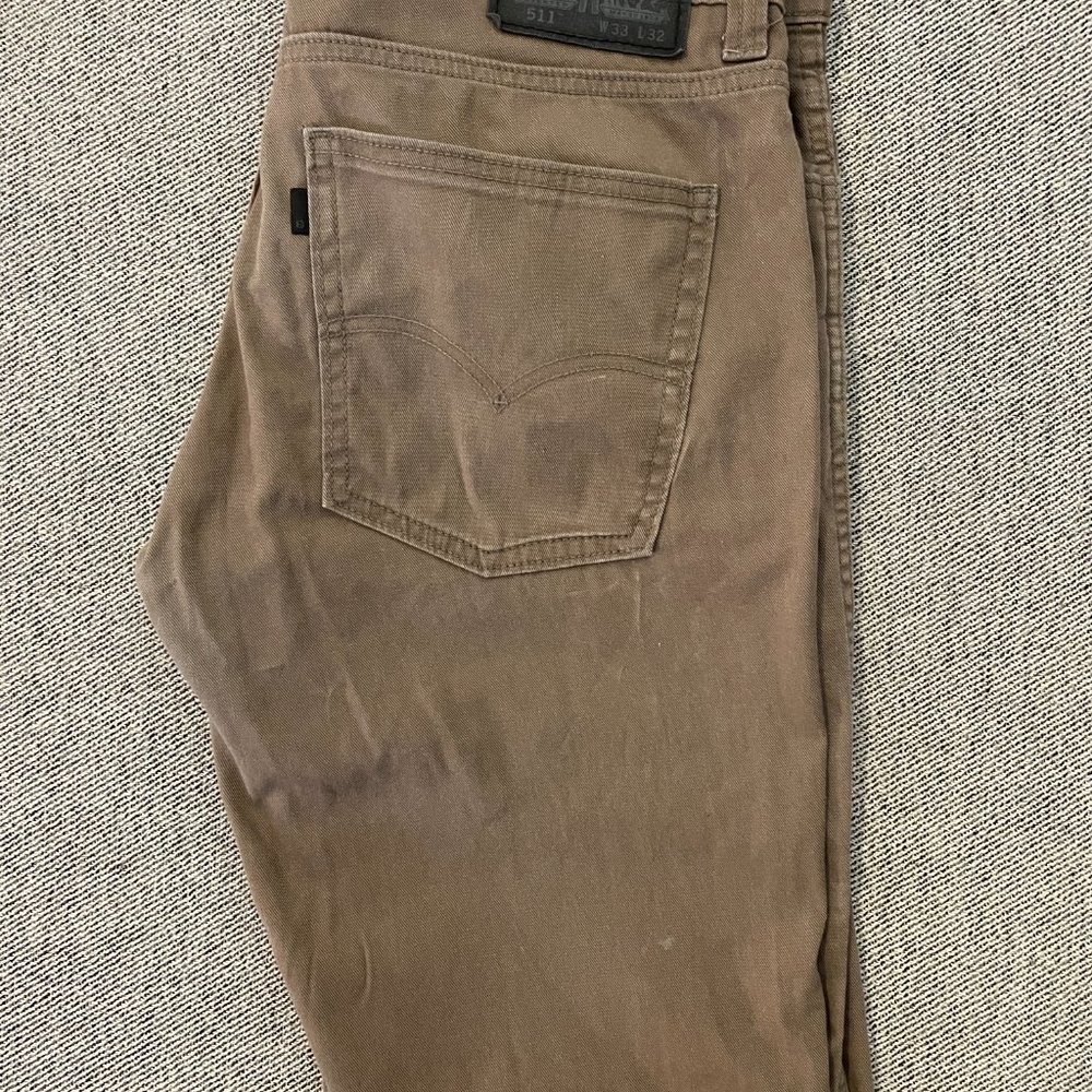 Levi's Khaki 511 33x32